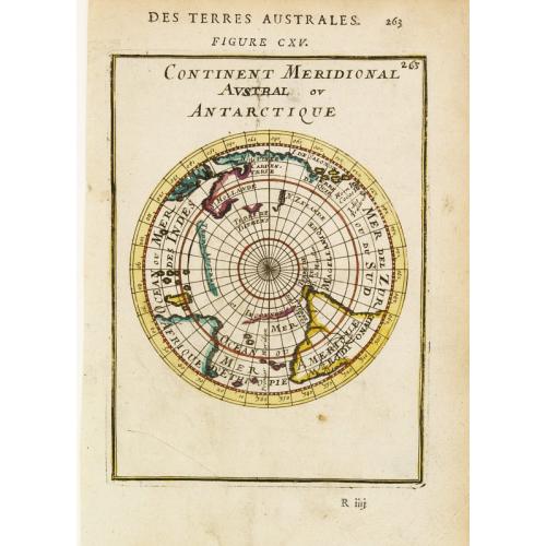 Old map image download for Continent Meridional Australe ou Antarctique.