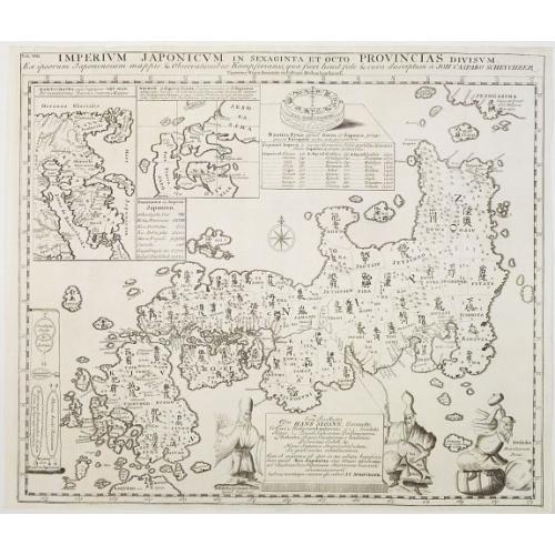 Old map image download for Imperium Japonicum in sexaginta et octo provincias..