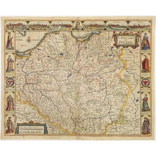 Old map image download for A Newe mape of Poland ...