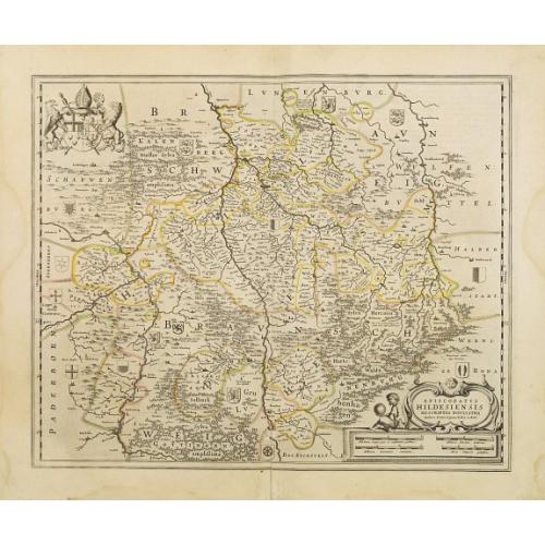 Old map image download for Episcopatus Hildesiensis descriptio novissima..