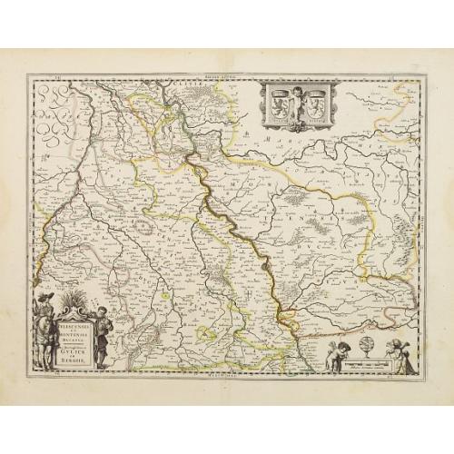 Old map image download for Juliacensis et Montensis Ducatus/ De Hertoghdomen Gulick..