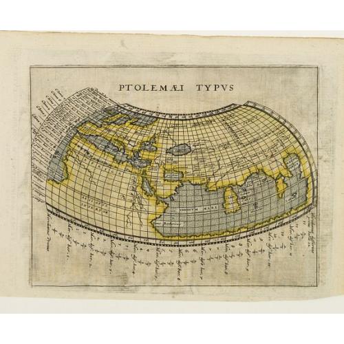 Old map image download for Ptolemaei Typus.