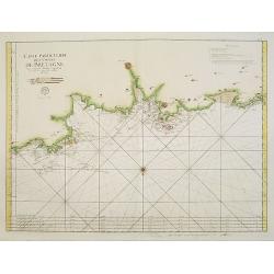 3. Carte Particuliere Des Costes De Bretagne Qui comprend Morlaix Saint Paul de Leon les Sept Isles et l'Isle de Bas..