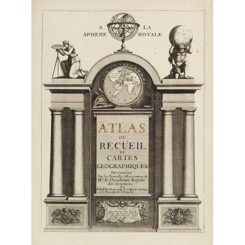 Title Page Atlas Ou Rec Eil De Cartes Geographiques Dress Es Sur Les Nouvelles Observations De