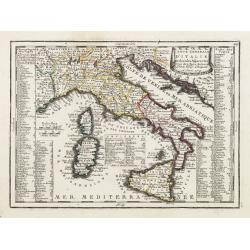 Carte Generale D'Italie Et des Isles Adjacentes..