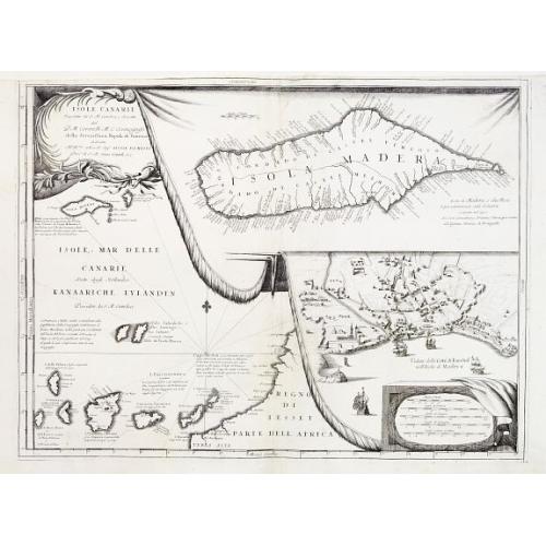 Old map image download for Isole Canarie..