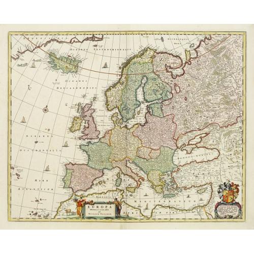 Old map image download for Europa Delineata et Recens Edita.