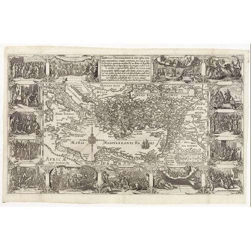 Old map image download for Tabula Geographica, in qua omnes regiones, urbes, oppida..