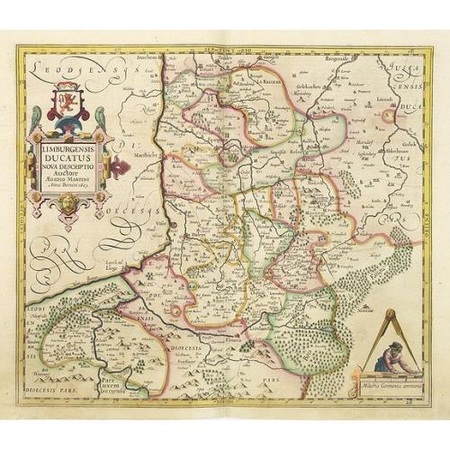 Old map image download for Limburgensis Ducatus Nova Descriptio.