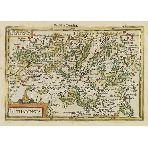 Old map image download for Lotharingia.