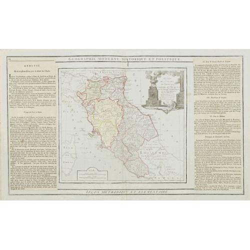 Old map image download for Etats de l' Eglise, de Toscane, Modène et Luques..