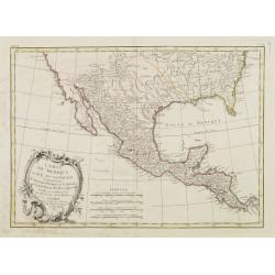 Image download for Carte Du Mexique ou de la Nlle. Espagne Contenant aussi le Nouveau Mexique, la Californie, avec une Partie des Pays adjecents . . . 1771