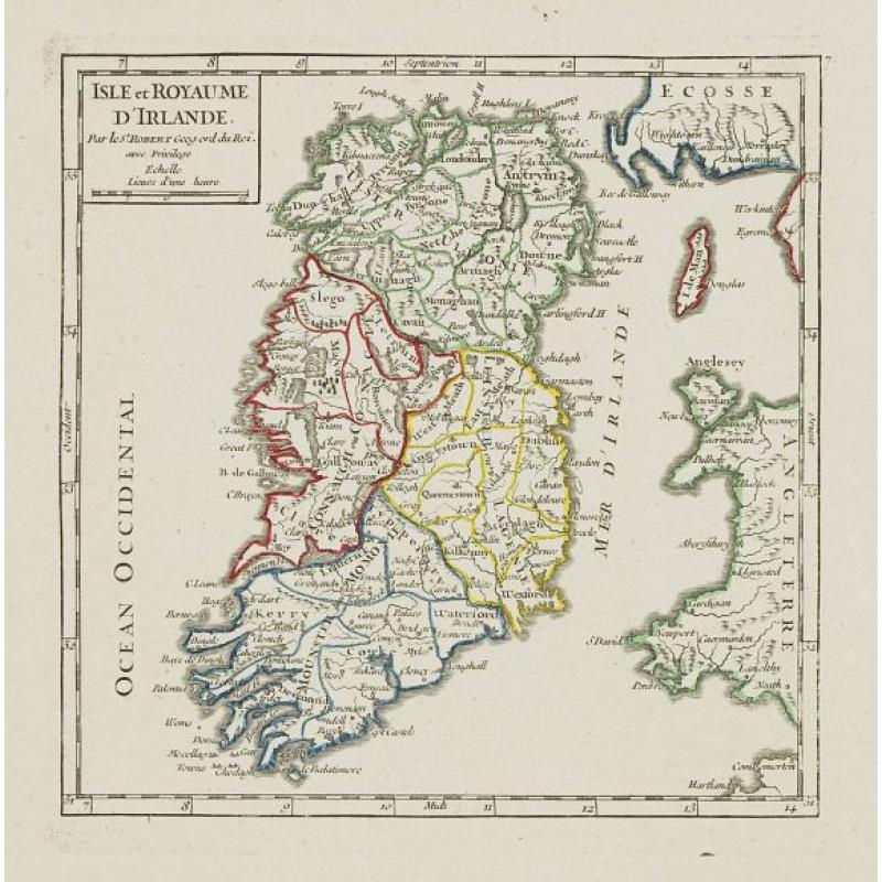 Isle et Royaume d'Irlande.