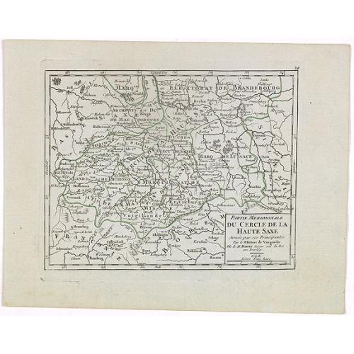 Old map image download for Partie Meridionale du Cercle de la Haute Saxe..