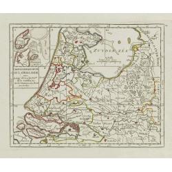 Image download for Carte Generale des Six de la Hollande, avec, la Seig? D'Utrecht, Partie de la Gueldre, &c.