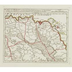 III. Carte du Brabant ou se trouvet le Maesland, la Seigneurie de Ravenstein, la Terre de Cuyck &c.