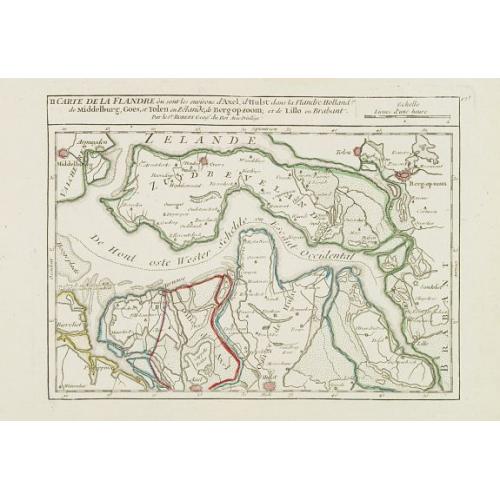 Old map image download for II. Carte de la Flandre où sont les environs d'Axel, d'Hulst..