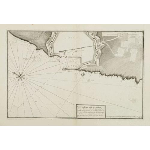 Old map image download for Plan du Port et Rade de Livourne..