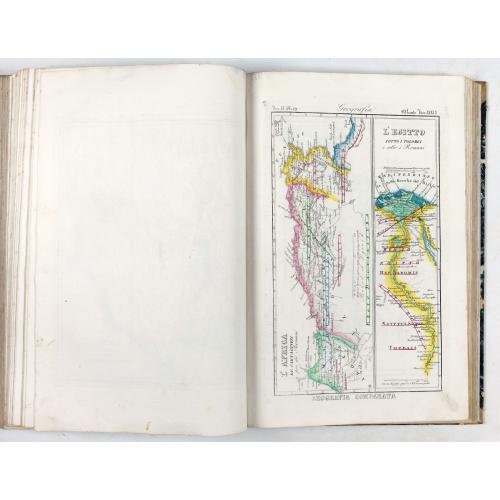 Old map image download for ‎Atlante di Geografia Storica universale. Raccolta di tavole, cronologiche, geografiche, etnografiche e monumentali appositamente disegnate…