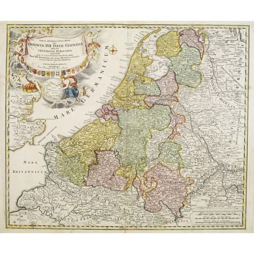 Old map image download for Provinciae XVII Infer Germaniae. . .