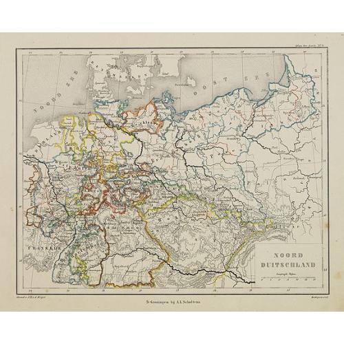 Old map image download for Noord Duitschland.