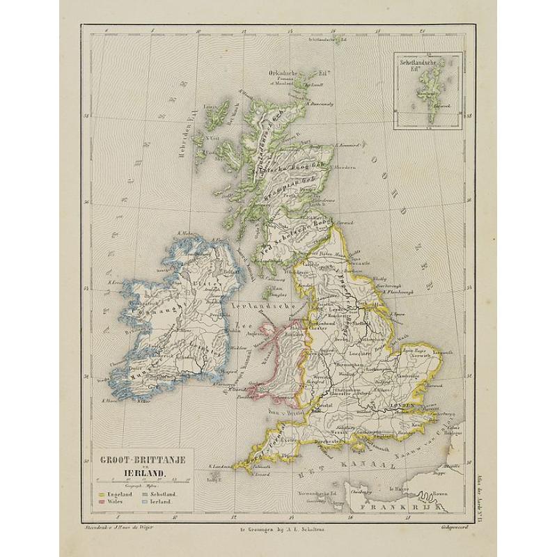 Groot-Brittanje en Ierland.