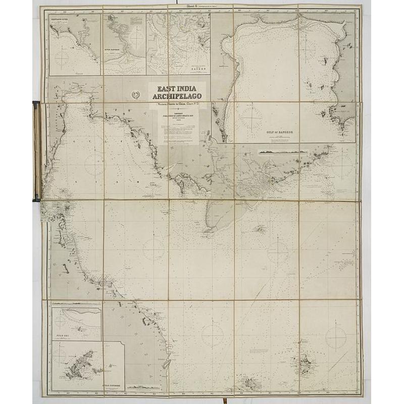 East India archipelago Western route to China, chart No.3.