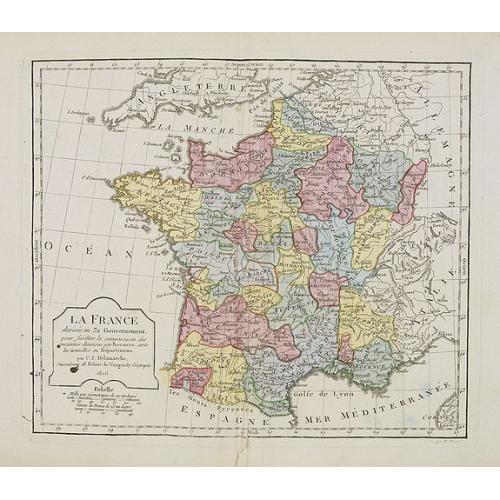 Old map image download for La France. . . .