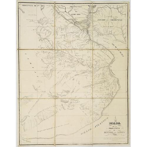 Old map image download for Mapa de la Provincia de Buenos-Aires.