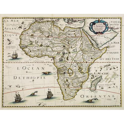 Old map image download for Carte de l' Afrique. . .