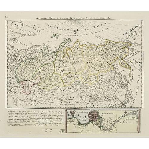 Old map image download for General Charte von ganz Rusland, Europaischer u. Asiatischer Theil.