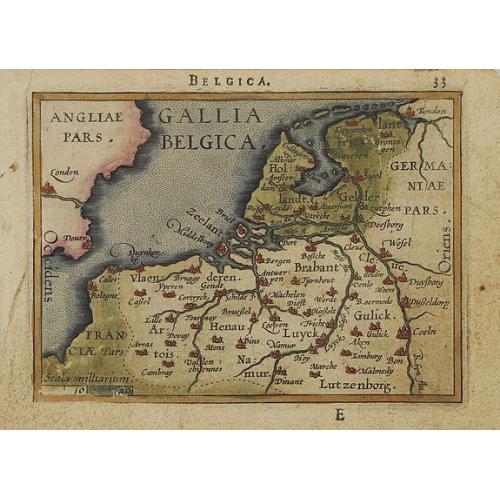 Old map image download for Gallia Belgica.