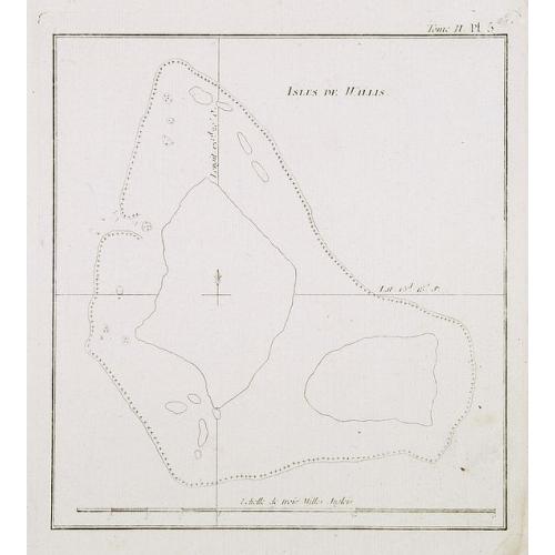 Old map image download for Isles de Wallis. Tome II Pl. 25.