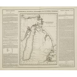 Geographical, statistical, and historical map of Michigan territory.