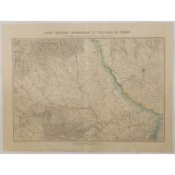 Carte militaire topographique et stratégique du Piemont.