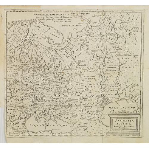 Old map image download for Sarmatia et Scythia Russia et Tartaria Europaa.