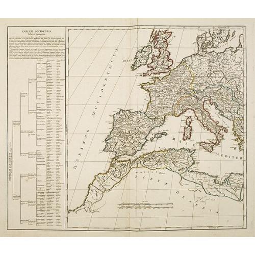 Old map image download for Imperii Occidentis Tabula synoptica.