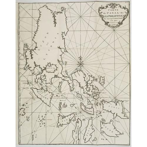 Old map image download for Carte du Canal des Iles Philippines. . . Page 88.