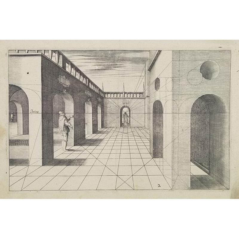 [Perspective print after J. Vredeman de Vries].