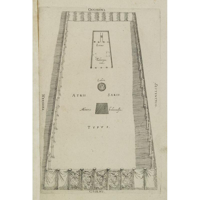 [Closeup plan of the structure of a tabernacle].