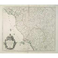 Carte du Grand-Duché de Toscane par le Sr. Robert. . .