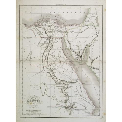 Old map image download for Carte de L'Egypte Ancienne par Delamarche.