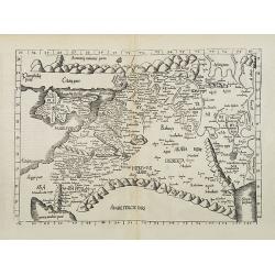 Tabula IIII Asiae. [Holy Land, Syria, Cyprus, Arabia.]