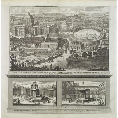 Old map image download for Conspectvs basilicae d. Petri, Porticvs . . .