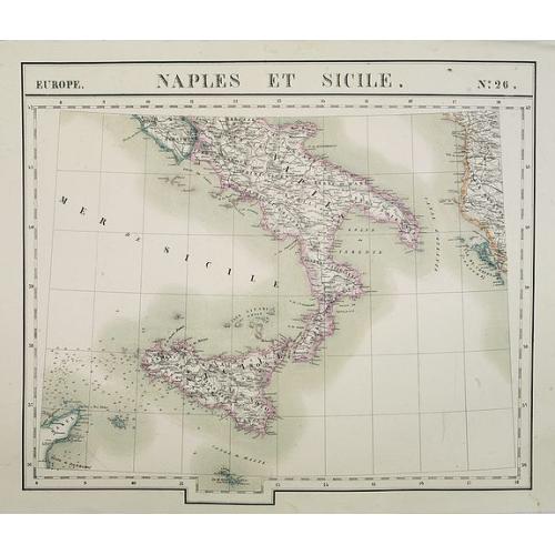 Old map image download for Europe. Naples et Sicile. N.26.