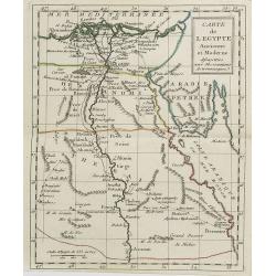 Carte de l'Egypte . . .