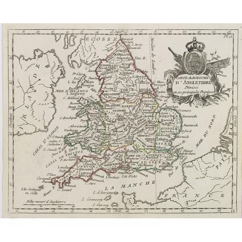 Old map image download for Carte du Royaume d' Angleterre . . .