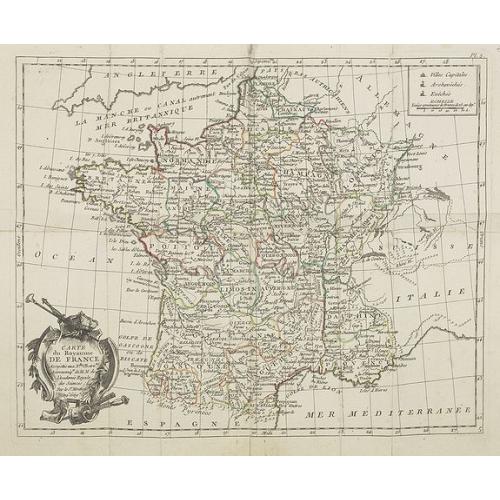 Old map image download for Carte du Royaume de France . . .