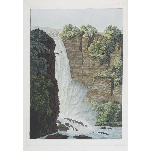 Old map image download for [ Tequendama Falls in Colombia ].