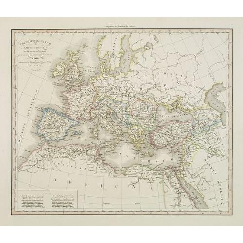 Old map image download for Imperium Romanum ou Empire Romain . . .